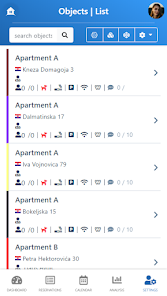 Operativni podaci o smještaju u MobileChannelManager aplikaciji